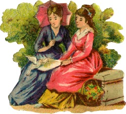 Two-women-reading