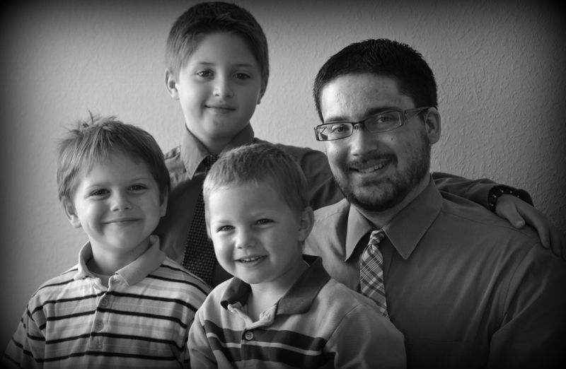 Colin and little boys