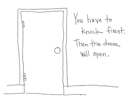 Knock door scrapgirls