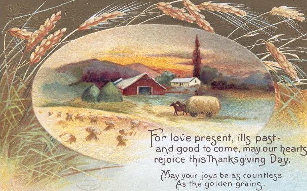 Vintage-thanksgiving-farm-harvest-postcard